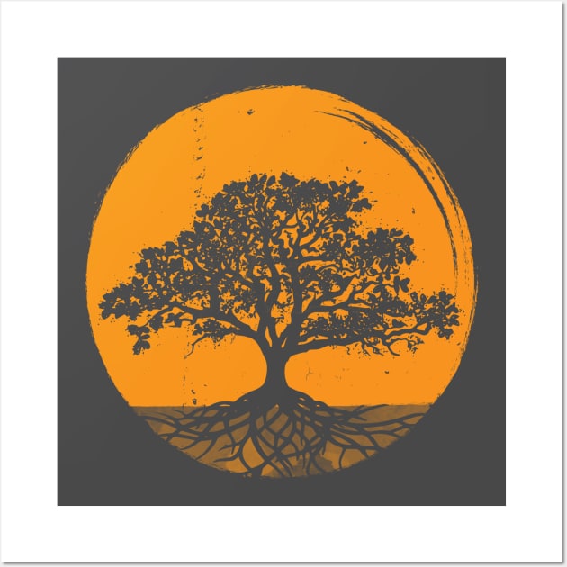 The Great Tree of Life Wall Art by RetroDivision